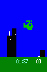 Out of This World!/Helicopter Rescue! title screen for Odyssey 2